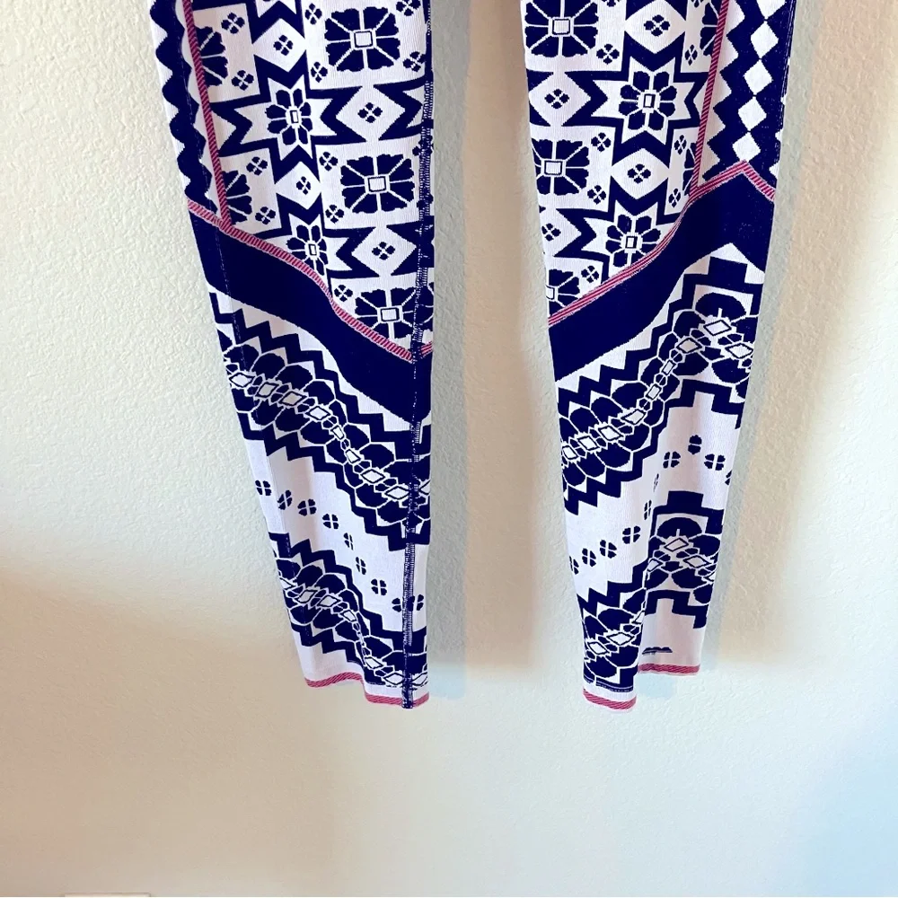 034.Free People Movement Myoko Jacquard Base Leggings NWT - Picture 6 of 10